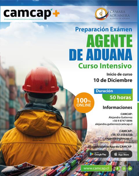 Curso intensivo Preparacion Exámen Agente de Aduana