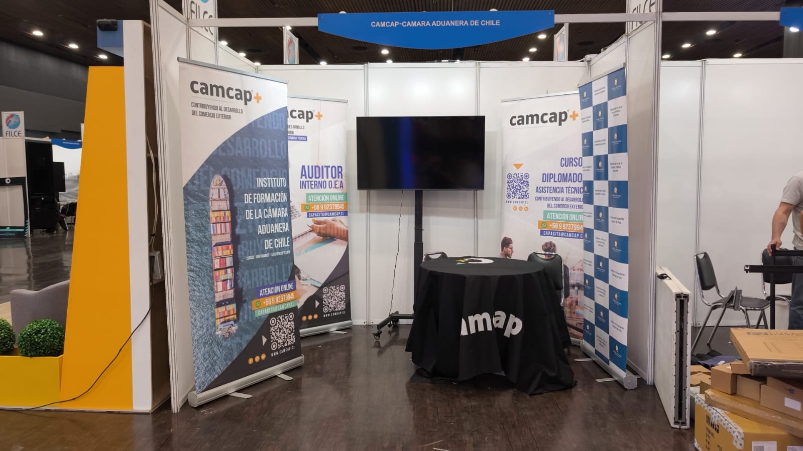 CAMCAP, el Instituto de Formación de la Cámara Aduanera de Chile, dice presente en la FILCE 2025: Foco en la Capacitación para la Logística y el Comercio del Futuro