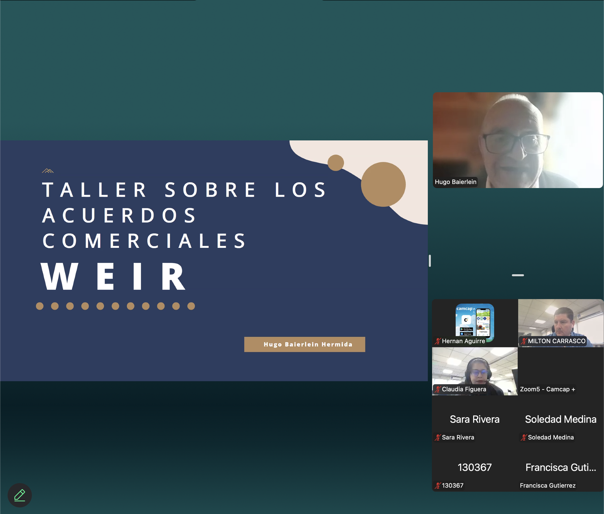 CAMCAP inicia capacitación exclusiva en Reglas de Origen para Weir Minerals