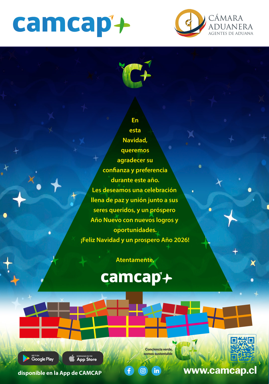 En CAMCAP, te desamos una Feliz Navidad🎄🎄🎄